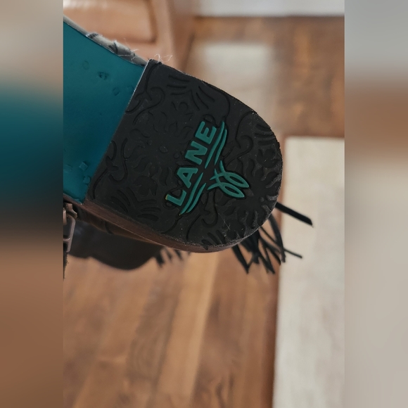 Handmade black  cowgirl boots. - Picture 4 of 5